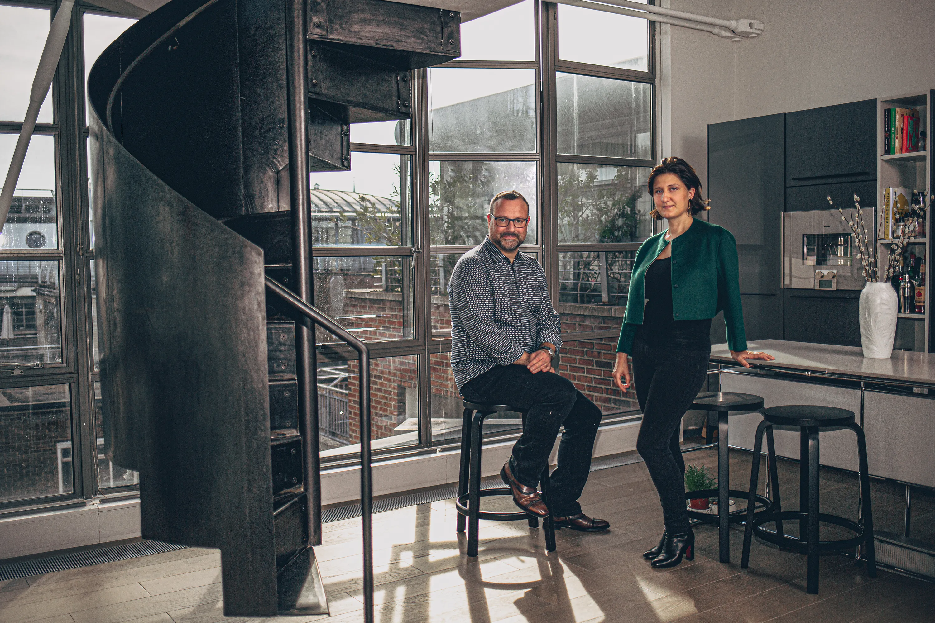 Anna Saroukhanova and Ralf Heckmann