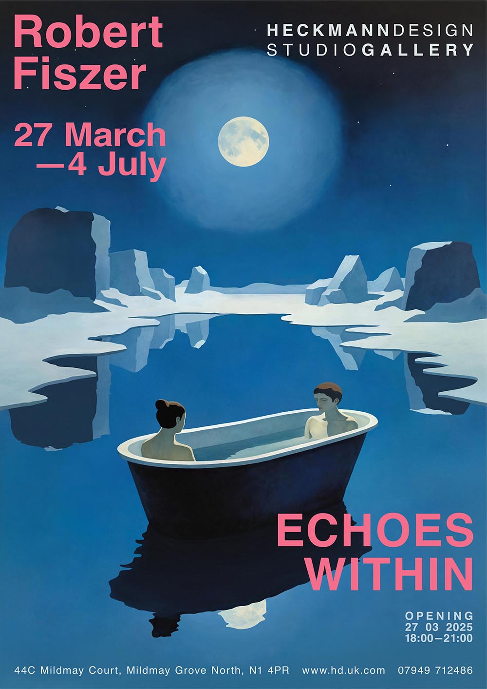 Robert Fiszer, Echoes Within – exhibition poster