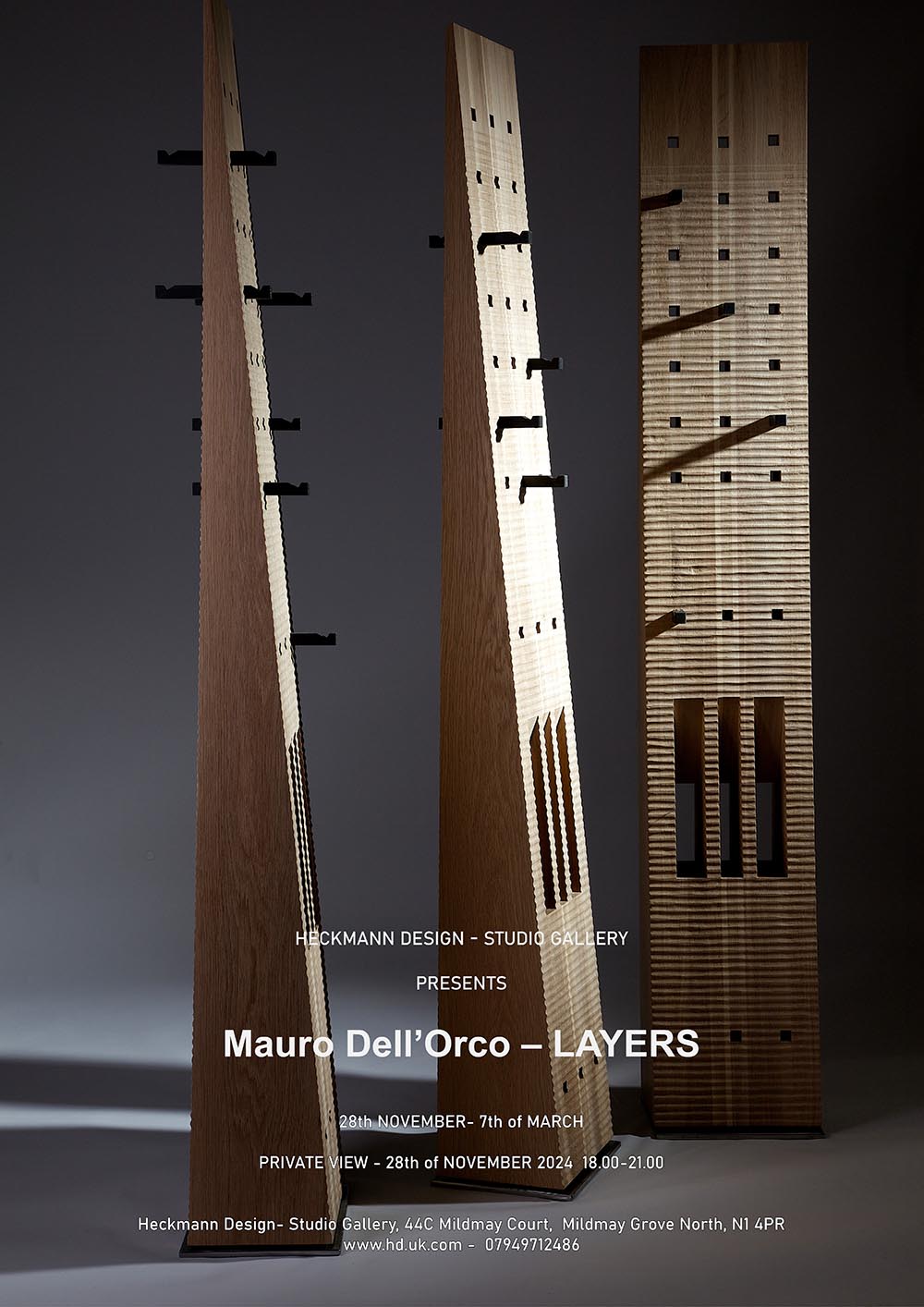 Mauro Dell'Orco, Layers – exhibition poster